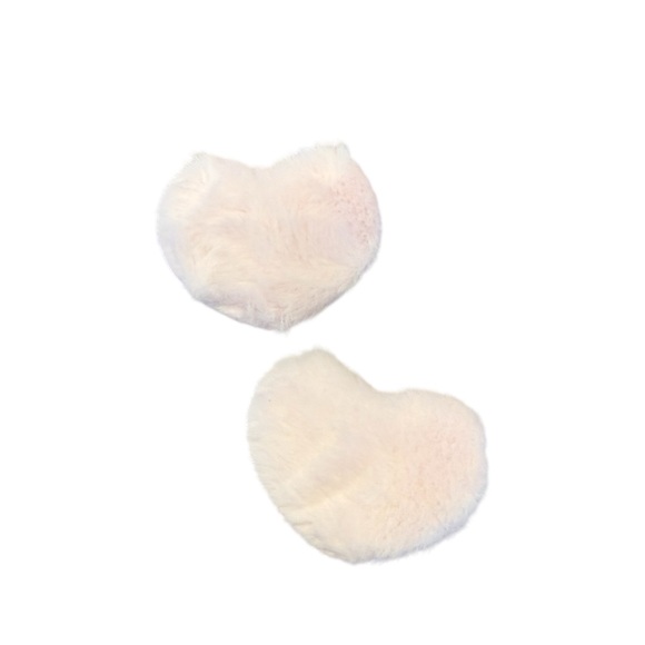 Heart Hair Clips Set of 2 - Pink & Red Available - Picture 4 of 4